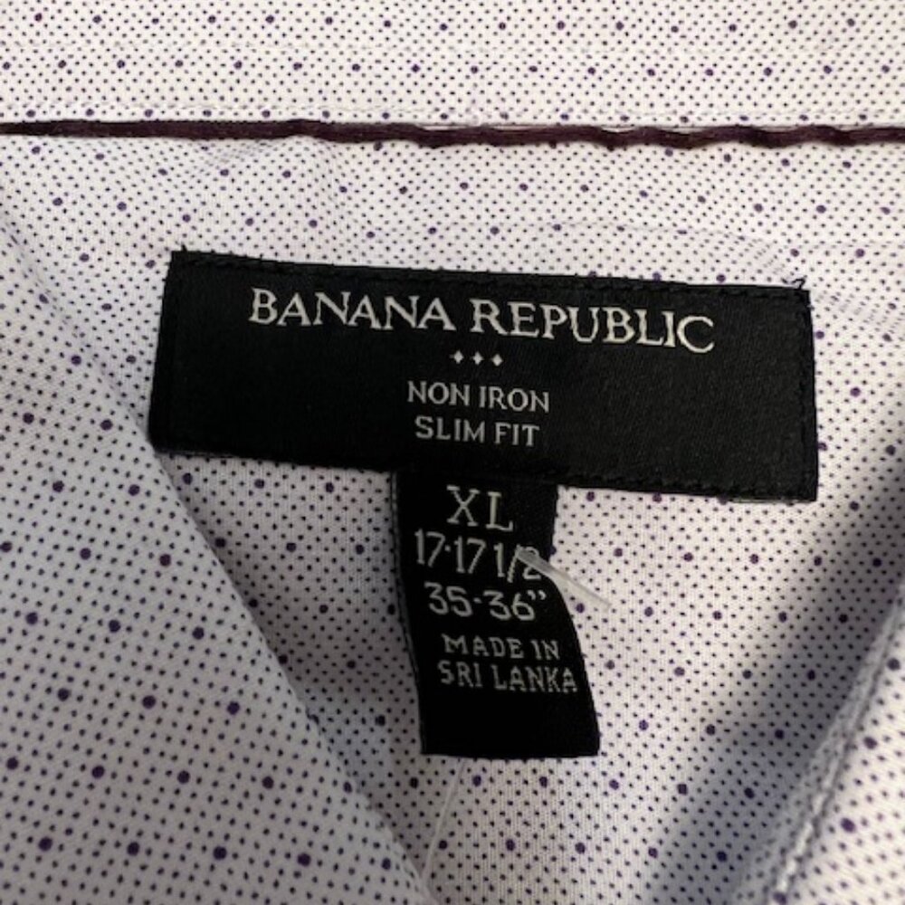 NEW Banana Republic Men’s Dress Shirt (XL) Slim Fit - Picture 4 of 9